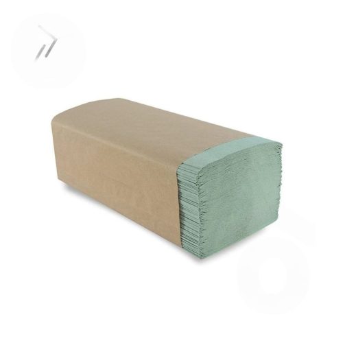 Kéztörlő "V" 1r.x38g 1x250lap 25x23cm zöld 