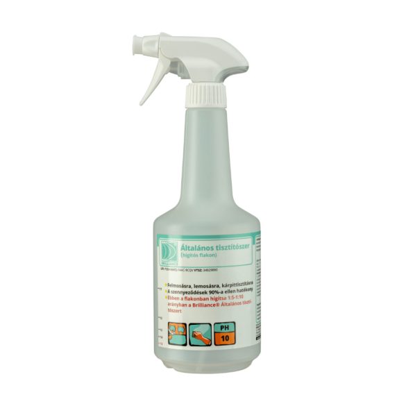 Brilliance ® Általános tisztítószer hígítós flakon szórófejjel 750 ml (ÜRES)