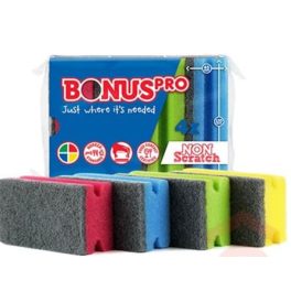 Mosogatószivacs formázott 4db 4,5x7x13,5cm Bonus