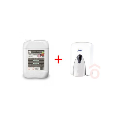 Brilliance Fertőtlenítős kéztisztító habszappan + Jaba adagoló 0.5 l 