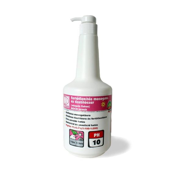 Brilliance ® Fertőtlenítős mosogató és tisztítószer adagoló flakon pumpával 750 ml (ÜRES)