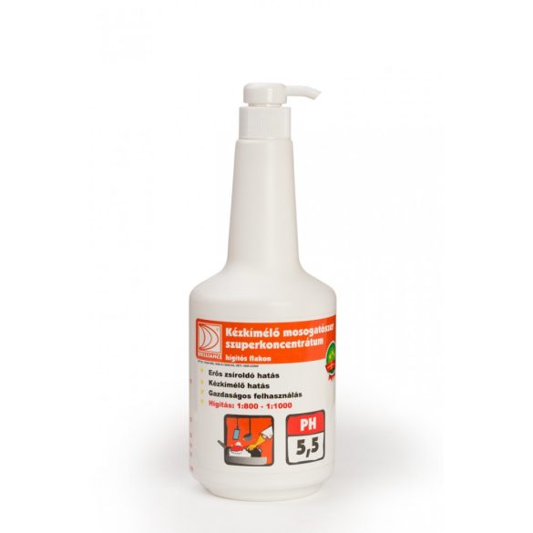 Brilliance ® Kézkímélő mosogatószer szuperkoncentrátum adagoló flakon pumpával 750 ml (ÜRES)