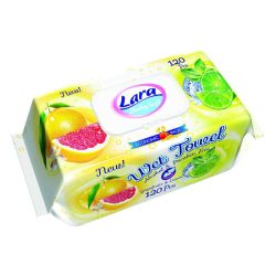 Lara nedves törlőkendő Grapefruit&Lemon 120 db