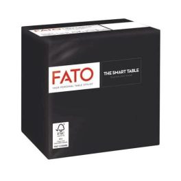   Lucart 82219003 koktélszalvéta, 24x24 Nero, 2 rétegű, 100lap/csomag, 24csomag/karton