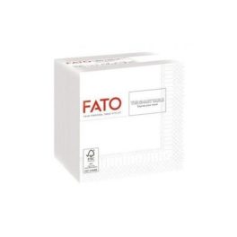   Lucart Fato 24x24 koktél szalvéta, fehér, 1/4hajtású, 100lap/cs., 24cs./karton