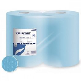   Lucart Skytech 3.500 XL ipari törlő, 3r., kék, 500lap/tek., 2tek./zsug.