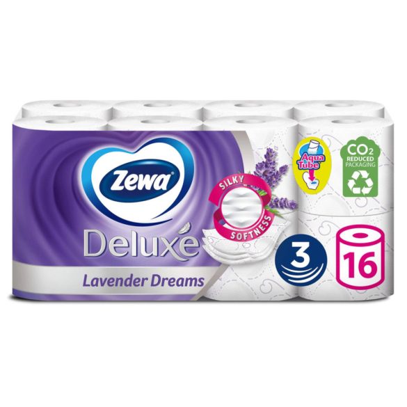 Zewa Deluxe 3 rétegű toalettpapír Levendula 16 tekercs