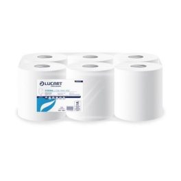   Lucart Strong L-One Maxi 450 tekercses kéztörlő, 2r., cell., 450lap/tek., 6tek./zsugor